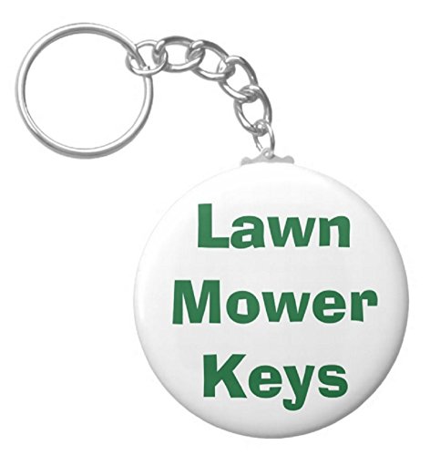 A&T Designs Lawn Mower Keys 2.25â€ Keychain Mowing