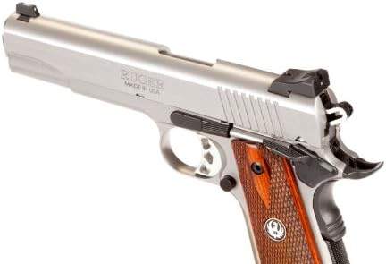Heinie #3007P Ruger 1911 SlantPro Straight Eight (2Dot) Tritium Night Sight Set (Front & Rear)