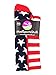 MadSportsStuff USA American Flag Stars and Stripes Over The Calf Socks