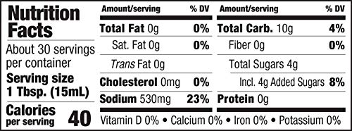 AMAZON BRAND – HAPPY BELLY TERIYAKI MARINADE AND SAUCE, 15 FL OZ (PACK OF 1)