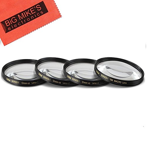 40.5mm Close-Up Filter Set (+1, 2, 4 and +10 Diopters) Magnificatoin Kit for Sony Alpha A5000, A5100, A6000, A6300, A6500, NEX-5TL, NEX-6 Digital Camera That has Sony 16-50mm f/3.5-5.6 E-Mount Lens - Thumbnail 4