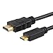 PDTXCLS Aeiniwer 6 Ft High Speed Mini HDMI to HDMI Cable with Gold Plated Connectors - A Male to Type B Male Mini HDMI Cable