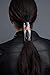 Hair Glove Heart & White Wings Hair Glove, 4 inch