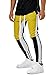 Men Fashion Color Block Patchwork Jogging Pant Sports Hip Hop Track Trousers Long Slacks Slim Fit