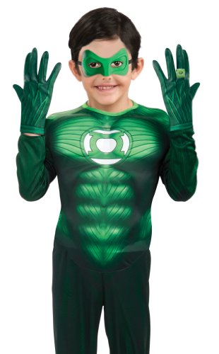Green Lantern Child's Gloves Costume Accessory
