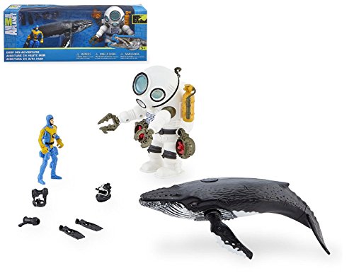 EXCLUSIVE Animal Planet Deep Sea Adventure Playset - Humpback Whale - All Pieces Designed with Lifelike Coloring and Texture