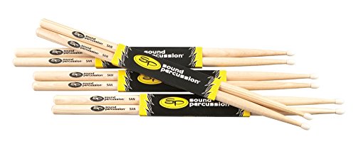 Sound Percussion Labs Hickory Drumsticks 4-Pack 5A Nylon
