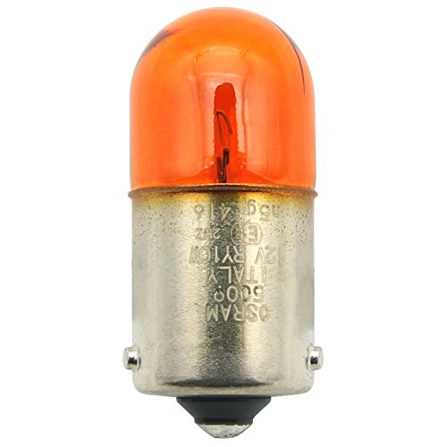 BSK 5Pcs 12V RY10W Orange Turn Signal Light Bulbs
