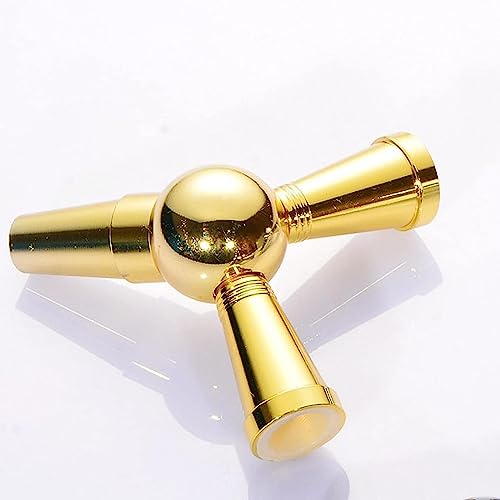 VOVCIG 1 to 2 Hose Splitter Adapter Metal Connector with Grommets Gold photo 8