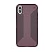Speck Products Compatible Phone Case for Apple iPhone Xs and iPhone X, Presidio Grip Case, Fig Purple/Ochre Black