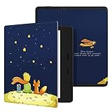 Ayotu Colorful Case for Kindle Oasis - (9th Gen, Released only in 2017) Honeycomb Version PU case with Auto Wake/Sleep,New Waterproof 7''Kindle Oasis Case,Soft Shell Series KO-10 The Boy and Fox