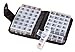 Easy Comforts 14 Day Pill Holder, Travel Case Medication Reminder Pill Box with Detachable Compartments, Tapestry