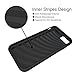 iPhone 7 Case, Moonmini Shockproof Slim Fit Dual Layer Protection Card Slot Holder Hybrid Cover with Kickstand for iPhone 7 (2016) - Black