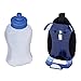 Solo 8 - Hands-Free Hydration clamp with Bottle for Waistband or Running Belt (Blue)