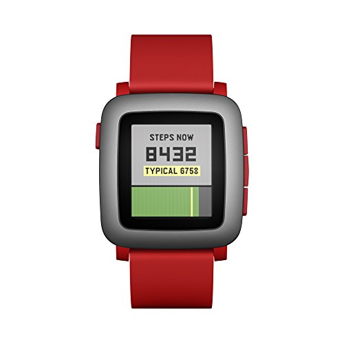 pebble Time Smartwatch Red in Kuwait Whizz Smart Watches