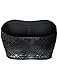 Strapless Padded Bandeau Floral Lace Back Tube Bra Tops