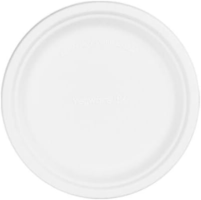 Vegware P011 Bagasse plate, 7" (Pack of 50)