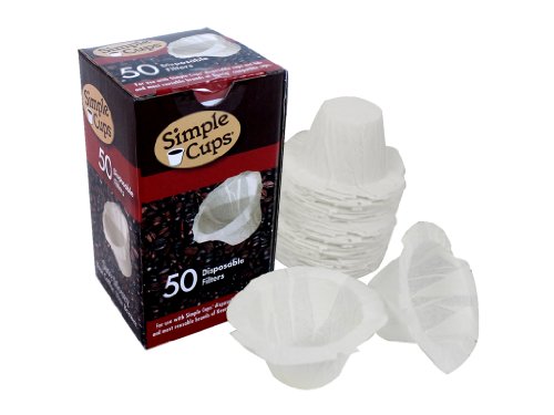 Disposable Filters for Use in Keurig Brewers (50 pack) - Simple Cups -Use Your Own Coffee Disposable Filters for Use in Keurig Brewers (50 pack) - Simple Cups -Use Your Own Coffee