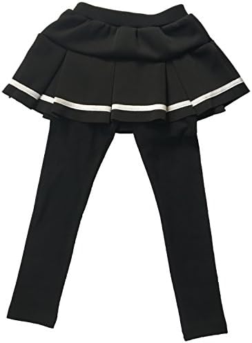 Girls Tutu Autumn Warm Cotton Stretchy Leggings Pants Culottes Skirt (130cm)