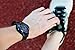 Montres Carlo LCD Mens Digital Electronic Sport Watches - Stopwatch Night Light 50 M Waterproof Water Resistant Black Watch