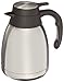 Genuine Joe GJO11952 Stainless Steel, Mirror-Finish Classic Vacuum-Insulated Carafe with Thumb Lever Lid, 1.2L Capacity, Steel/Gray (Units)