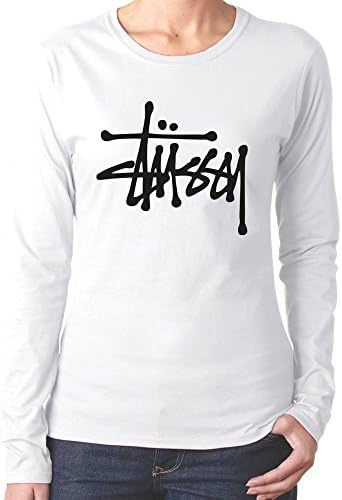 HEDONE Women's Stussy Logo T-Shirts White S