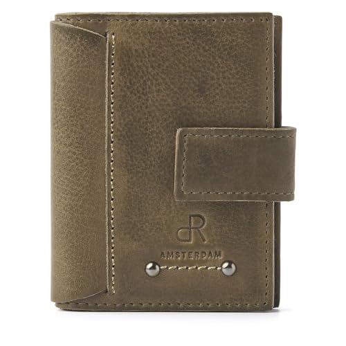 dR Amsterdam Tampa, Carta di Credito étui Unisex-Adulto, Olive, S