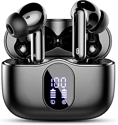 Écouteurs Bluetooth 5.3, Écouteur sans Fil, Hi-FI Son Stéréo