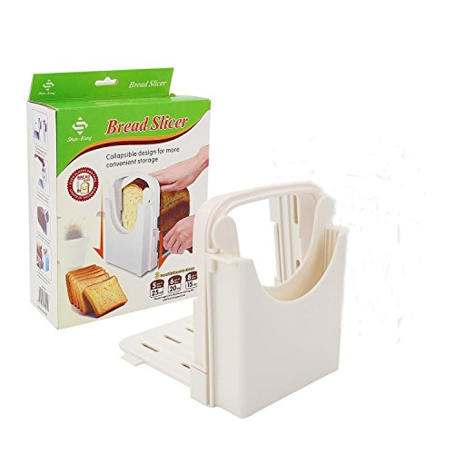Bread Cutter Bread Slicer Toast Bread Slicer Manual Bread Slicer Bread Cutter for Homemade Bread Slicer Guide Bread Cutter Adjustable Toast Slicer Foldable Bread Slicer by MSART