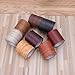 huanban072 5M/Roll 8 Colors Furniture Tape Realistic Woodgrain Repair Washi Tape Adhensive Duct Tape for Furniture (7# Red Oak)