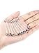 Hestya 12 Pieces 14 G Flexible Belly Ring Sport Maternity Navel Button Rings Pregnancy Retainer Body Piercing, 1 1/2 Inch
