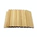 COOLOOdirect 10 Pieces Natural Pine Wood Rectangle Board Panel for Arts Craft - 10cm x 4cm x 0.6cm (3.93x1.57x0.24inch)