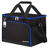SEEHONOR Insulated Cooler Bag Leakproof Soft Sided Cooler Bag Collapsible Portable Cooler for Camping Picnic Lunch BBQ Beach 40 Cans