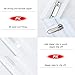 Zilink Clear Garment Bag Dress Bags for Storage 54-inch Coat Bags with Full Length Zipper for Clothes Closet Storage, Set of 6