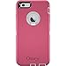 OtterBox Rugged Protection Defender Case for iPhone 6 Plus, 6s Plus - Bulk Packaging - (White/Hibiscus Pink)