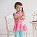 Gerber Graduates Baby Girls' Toddler 2 Pack Leggings, Pink/Teal, 4T