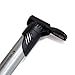 VeloChampion Airblast Racing Inflatable Rubber Toy Racing Compact Double Shot Bike Mini Pump Black/Silver