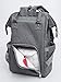 Diaper Bag for Dad Girls and Boys - Baby Backpack with Free Changing Pad - Waterproof Maternity Bag Organizer for Girls - Large Capacity Nappy Tote Stylish and Durable for Men and Women -Grey