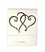 50 White Matches Printed Hearts in Metallic Gold Matchbooks Wedding, Anniversary, Birthday, Party, Your Choice of Color of Printthumb 2