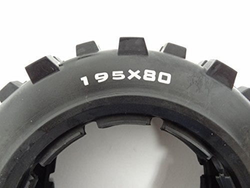 1/5 Rovan Rear Truck Knobby Tires (2) 195x80 Fits HPI Baja 5T 5SC King Motor