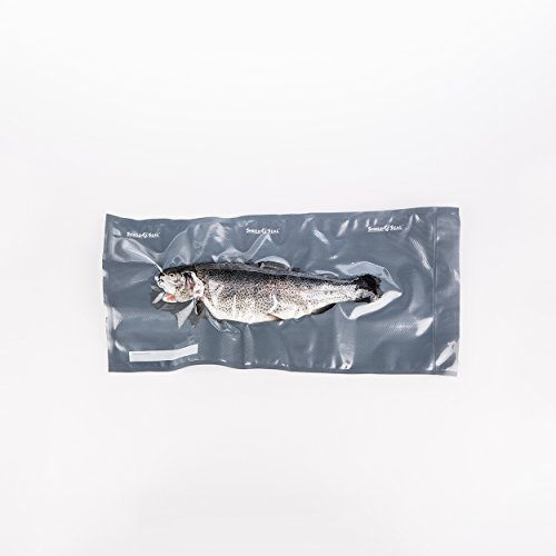 11" x 24" Clear & Black Vacuum Sealer Bags SNS 300 - Thumbnail 2