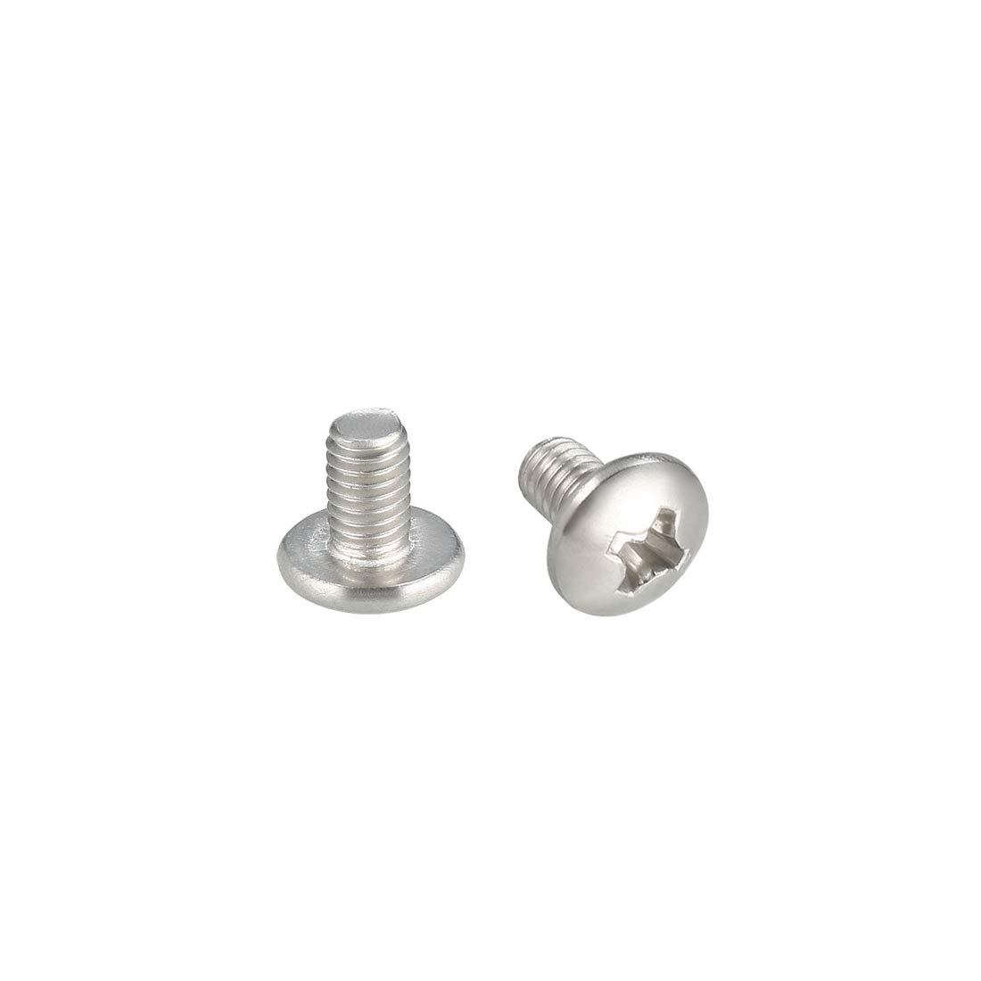 sourcing map Machine Screws, M3x5mm Phillips Screw, 304 Stainless Steel, Fasteners Bolts 30Pcs — image 1