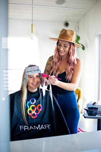 Framar Ethereal Hair Foils For Highlighting - Pop Up Hair Foil, Highlight Foils For Hair, Aluminum Foil Sheets, Salon Foils For Hair Stylist, Hair Dye Supplies, Non Slip 500 Pop Up Foil Sheets