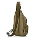 X-Freedom Military Gear Tactical Casual Sling Chest Pack Bag Shoulder Bag Crossbody Daypack Molle Hunting Camping Bag (Brown)