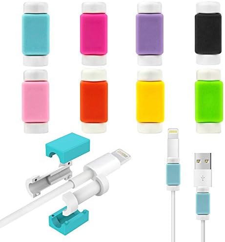 Gottechz Apple iPhone USB Cable Protector/Saver charging cable protector for iphone/ipad (10 Colors)