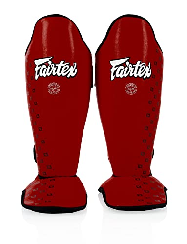 Fairtex SP5 Muay Thai Schienbeinschoner für Männer, Frauen, Kinder | Hochwertig, leicht & langlebig | Erweiterter Schutz gegen Schienbeinschmerzen bei