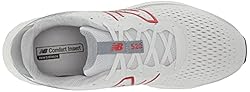 New Balance Men's 520 V8 Running Shoe, Grey/Red, 12