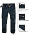Match Men's Casual Wild Cargo Pants Outdoors Work Wear #6531(32,Blue)