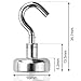 E BAVITE Neodymium Strong Magnetic Hooks, 30Lbs Heavy Duty Earth Magnets with Hook for Hanging, Kitchen, Workplace, Office and Garage - Pack of 45