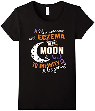 Womens Eczema Awareness Shirt For Women/Kid/Men Medium Black